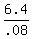 6.4%2F.08