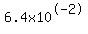 6.4x10%5E-2