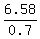 6.58%2F0.7