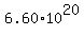6.60%2A10%5E20