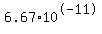 6.67+%2A+10%5E-11