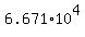 6.671%2A10%5E4