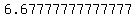 6.67777777777777