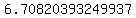 6.70820393249937