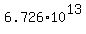 6.726+%2A+10%5E13