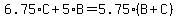 6.75%2AC%2B5.00%2AB=5.75%2A%28B%2BC%29