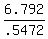 6.792%2F.5472