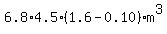 6.8%2A4.5%2A%281.6-0.10%29%2Am%5E3