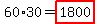 60%2A30=highlight%281800%29