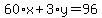 60%2Ax%2B3%2Ay=96