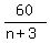 60%2F%28n%2B3%29