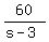 60%2F%28s-3%29