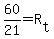 60%2F21=R%5Bt%5D