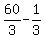 60%2F3+-+1%2F3