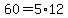60=5%2A12