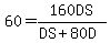 60+=+160DS%2F%28DS+%2B+80D%29