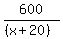 600%2F%28%28x%2B20%29%29