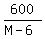 600%2F%28M+-+6%29
