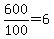 600%2F100+=+6