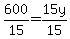 600%2F15+=+15y%2F15