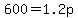 600=1.2p