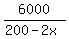 6000%2F%28200-2x%29