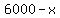 6000-x
