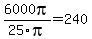 6000pi%2F25pi+=+240