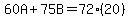 60A%2B75B=72%2820%29