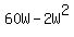 60W-2W%5E2