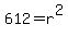 612=r%5E2