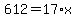 612+=+17%2Ax