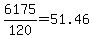 6175%2F120+=+51.46