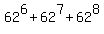62%5E6+%2B+62%5E7+%2B+62%5E8