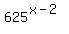 625%5E%28x-2%29