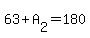 63%2BA%5B2%5D=180