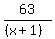 63%2F%28%28x%2B1%29%29