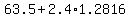 63.5+%2B+2.4%2A1.2816