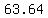 63.64