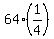 64%2A%281%2F4%29