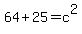 64%2B25=c%5E2