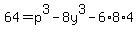 64=p%5E3-8y%5E3-6%2A8%2A4