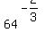 64%5E%28-+2%2F3%29