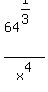 64%5E%281%2F3%29%2Fx%5E4
