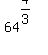 64%5E%284%2F3%29