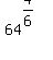 64%5E%284%2F6%29