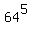 64%5E5