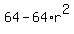 64+-+64%2Ar%5E2