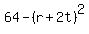 64-%28r%2B2t%29%5E2