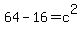 64-16=c%5E2